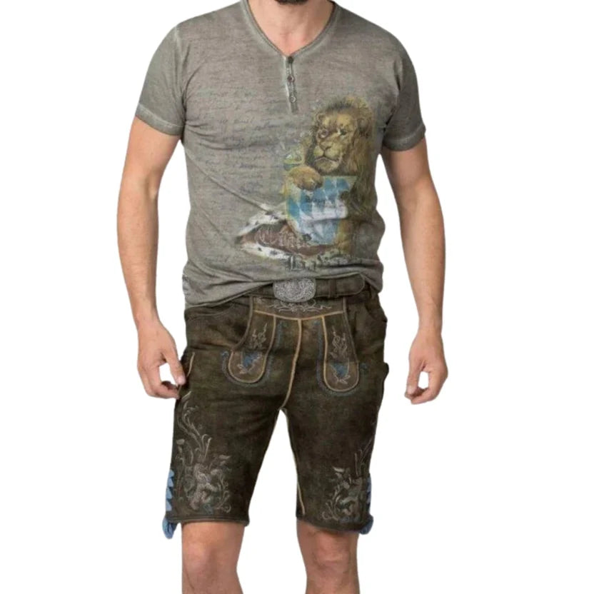 Traditional Lederhosen for Men – Bavarian Oktoberfest Styles