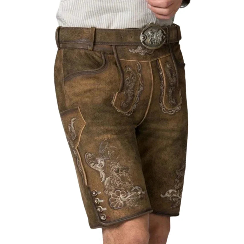 Traditional Lederhosen for Men – Bavarian Oktoberfest Style