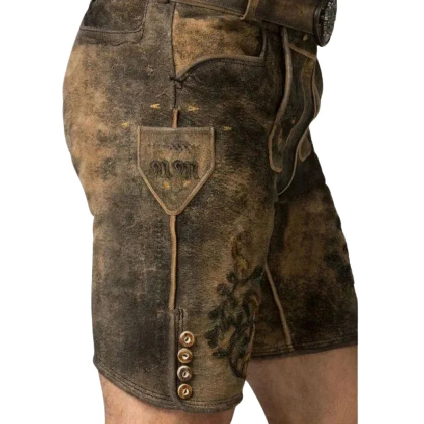 Traditional Lederhosen for Men – Bavarian Oktoberfest Outfit
