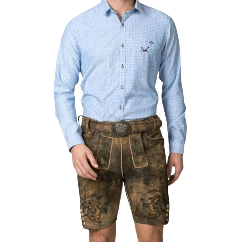 Traditional Lederhosen for Men – Bavarian Oktoberfest Outfit