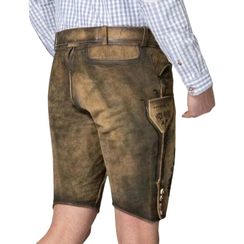 Traditional Lederhosen for Men – Bavarian Oktoberfest Outfit